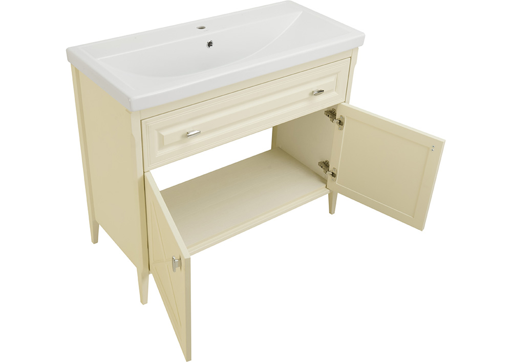 Мебель для ванной подвесная ASB-Woodline Монте 100 благородный бежевый