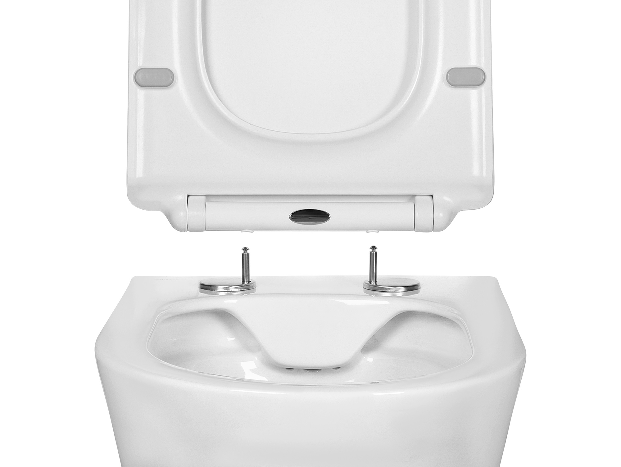 Унитаз подвесной безободковый Aquatek Альфа AQ1910-00 с сиденьем Soft Close