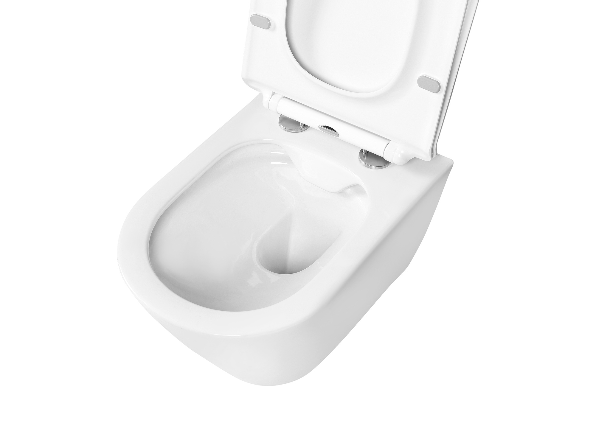 Унитаз подвесной безободковый Aquatek Альфа AQ1910-00 с сиденьем Soft Close