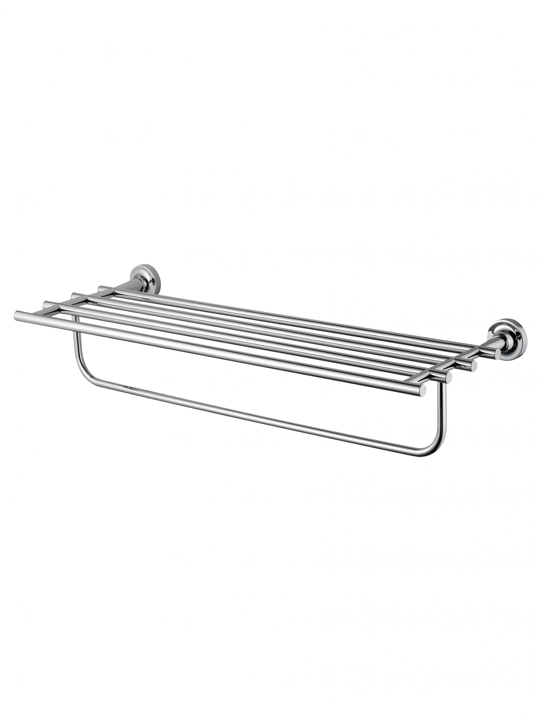 Полотенцедержатель с полкой WONZON & WOGHAND SIMPLE, Хром WW-6581