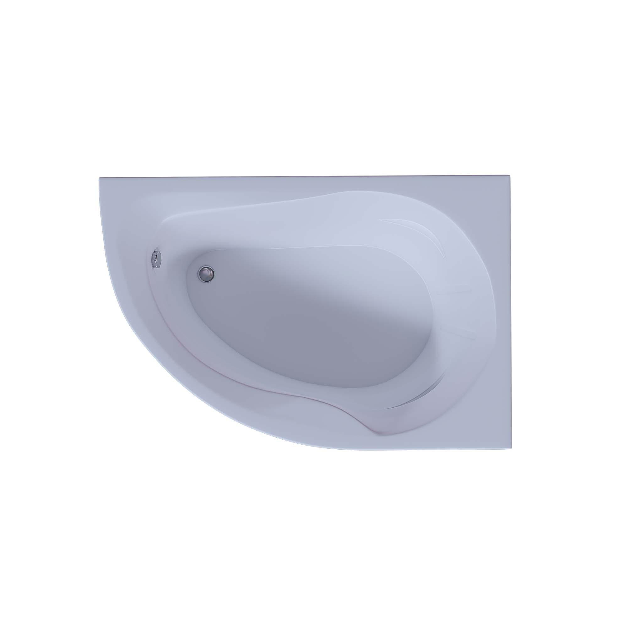Акриловая ванна Aquatek Вирго VIR150-0000025 150х100 см, правая, с фронтальным экраном