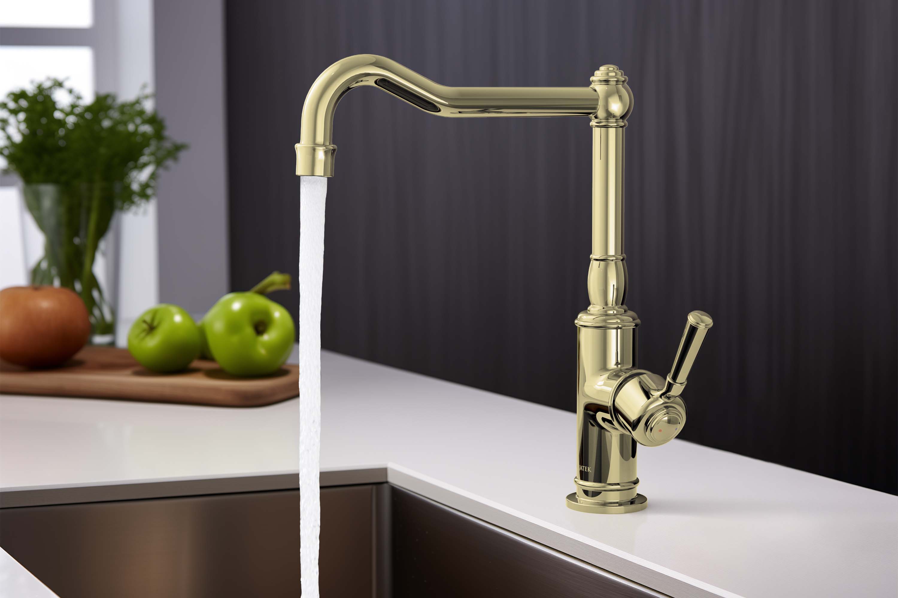 Смеситель Aquatek Классик AQ1580PG для кухни