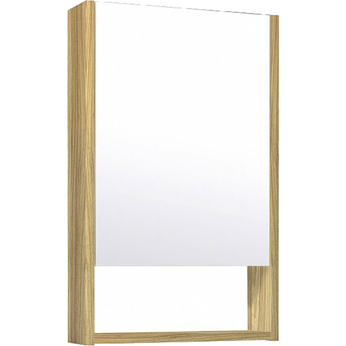 Зеркальный шкаф Runo Микра 40х65 правый, лиственница