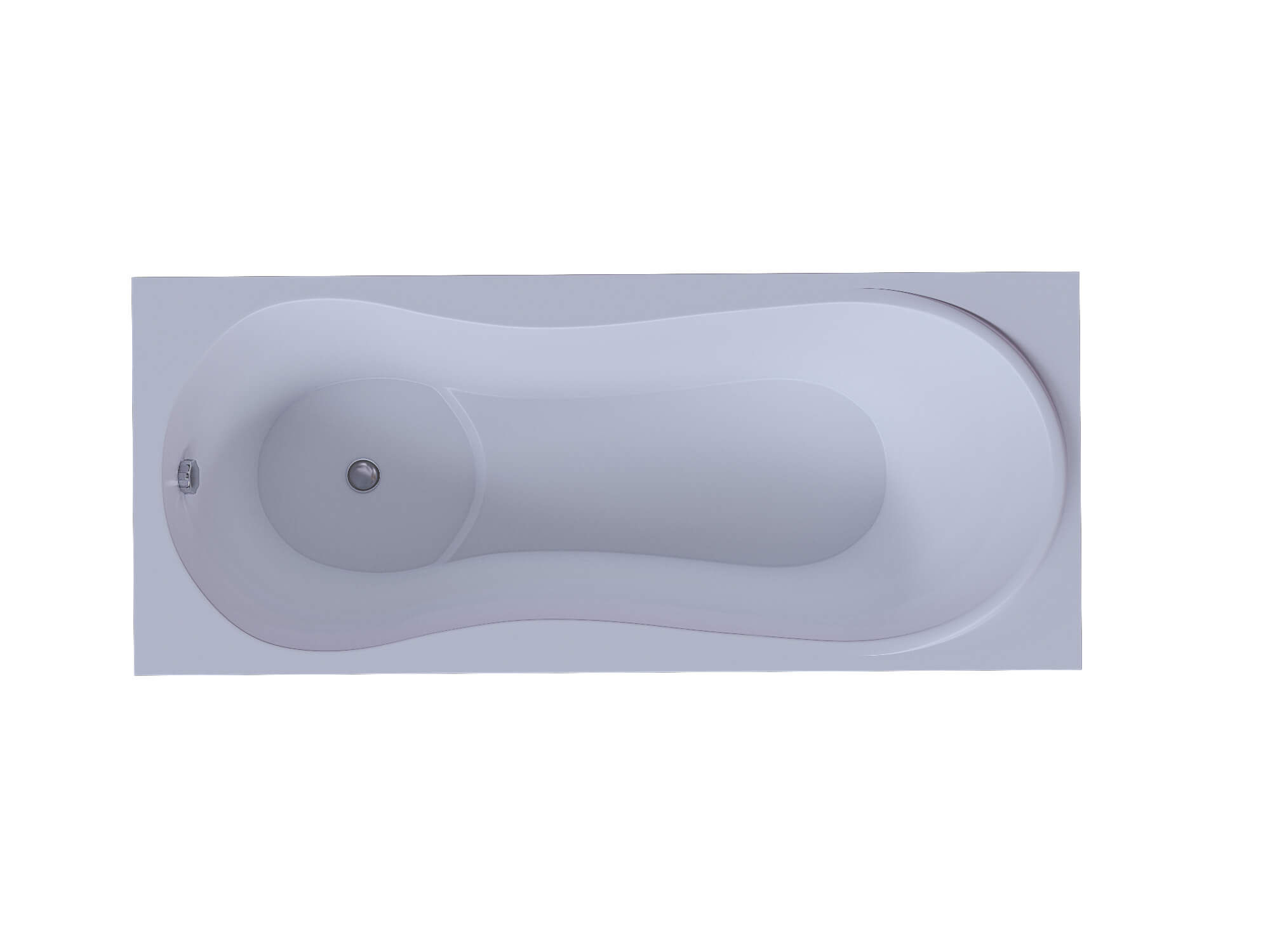 Акриловая ванна Aquatek Афродита 150 AFR150-0000026 150х70 см, слив слева, с фронтальным экраном