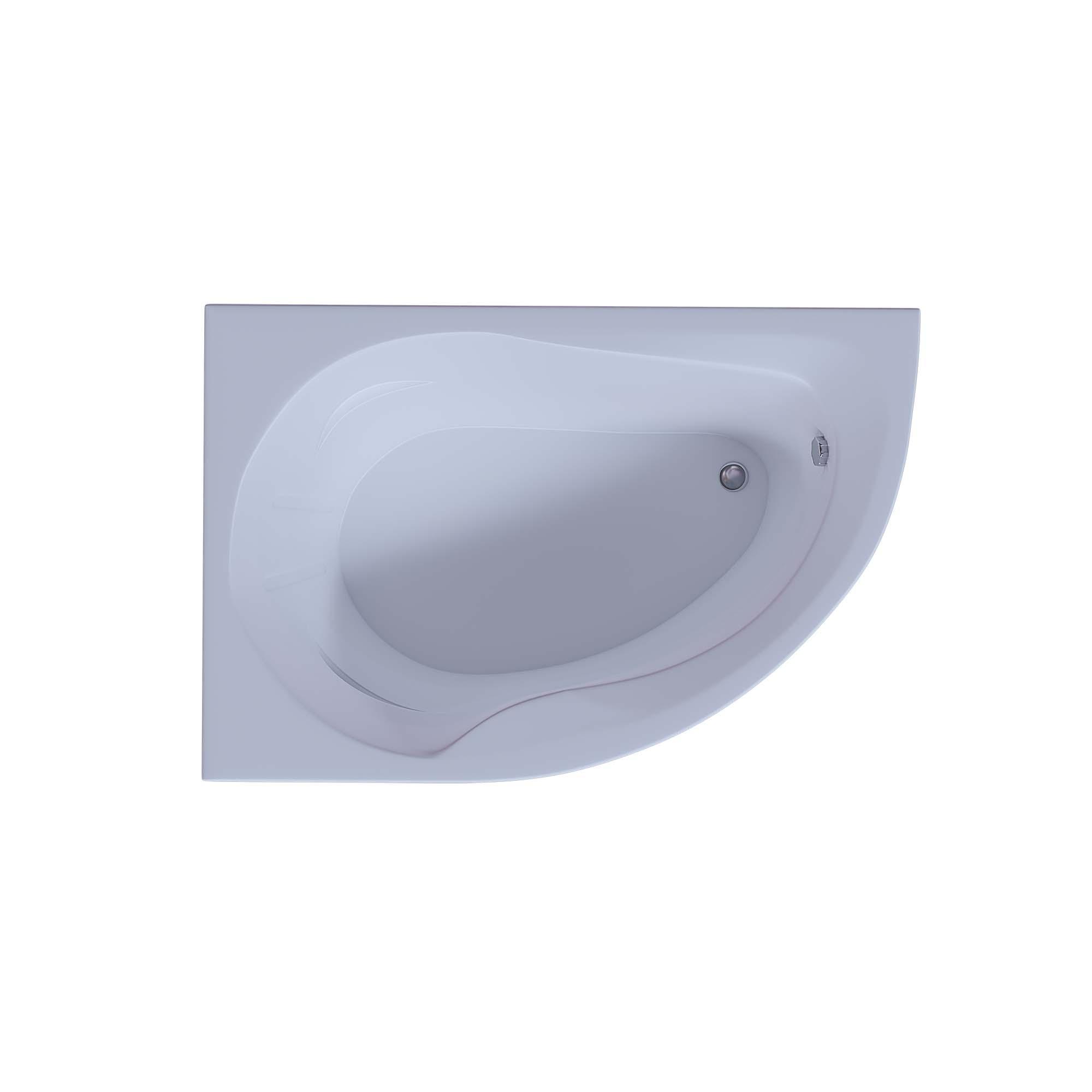 Акриловая ванна Aquatek Вирго VIR150-0000005 150х100 см, левая