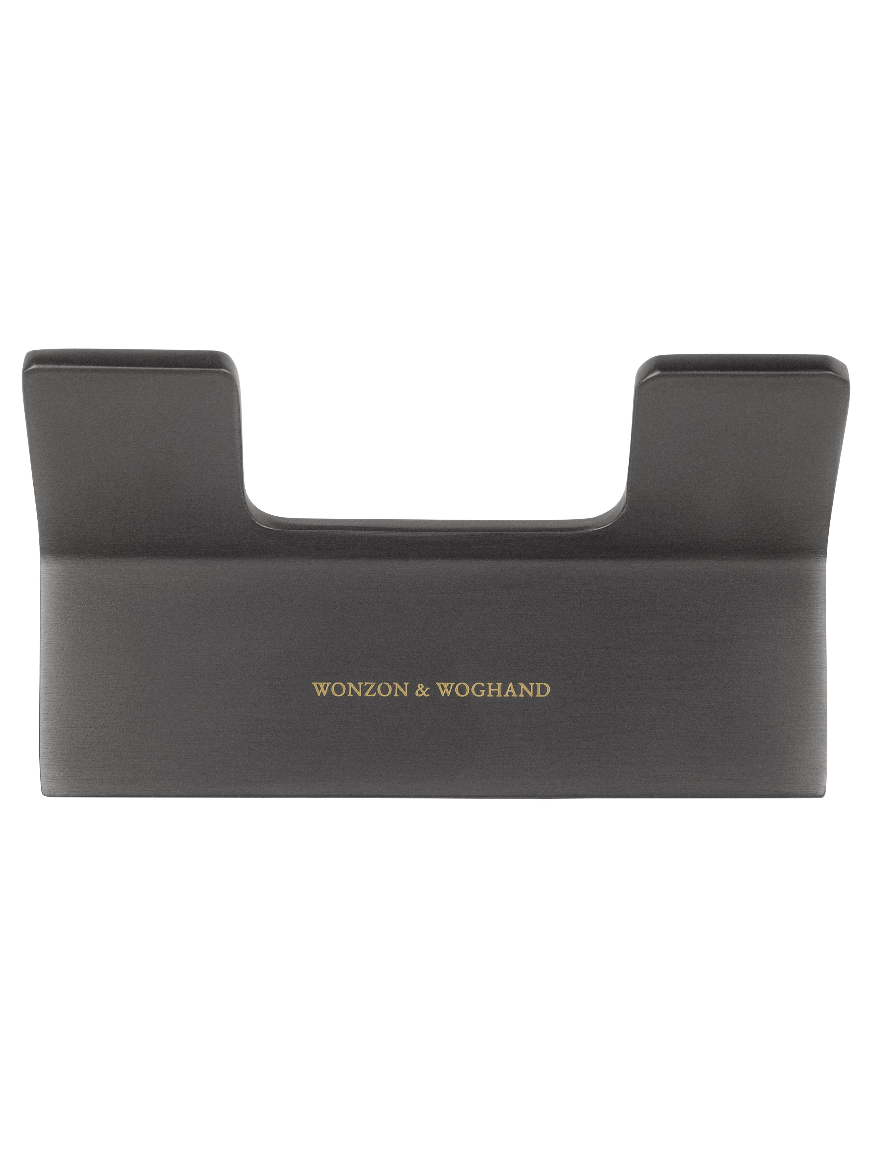 Двойной крючок для ванной WONZON & WOGHAND LOTTE, Темный графит WW-8325-BGM