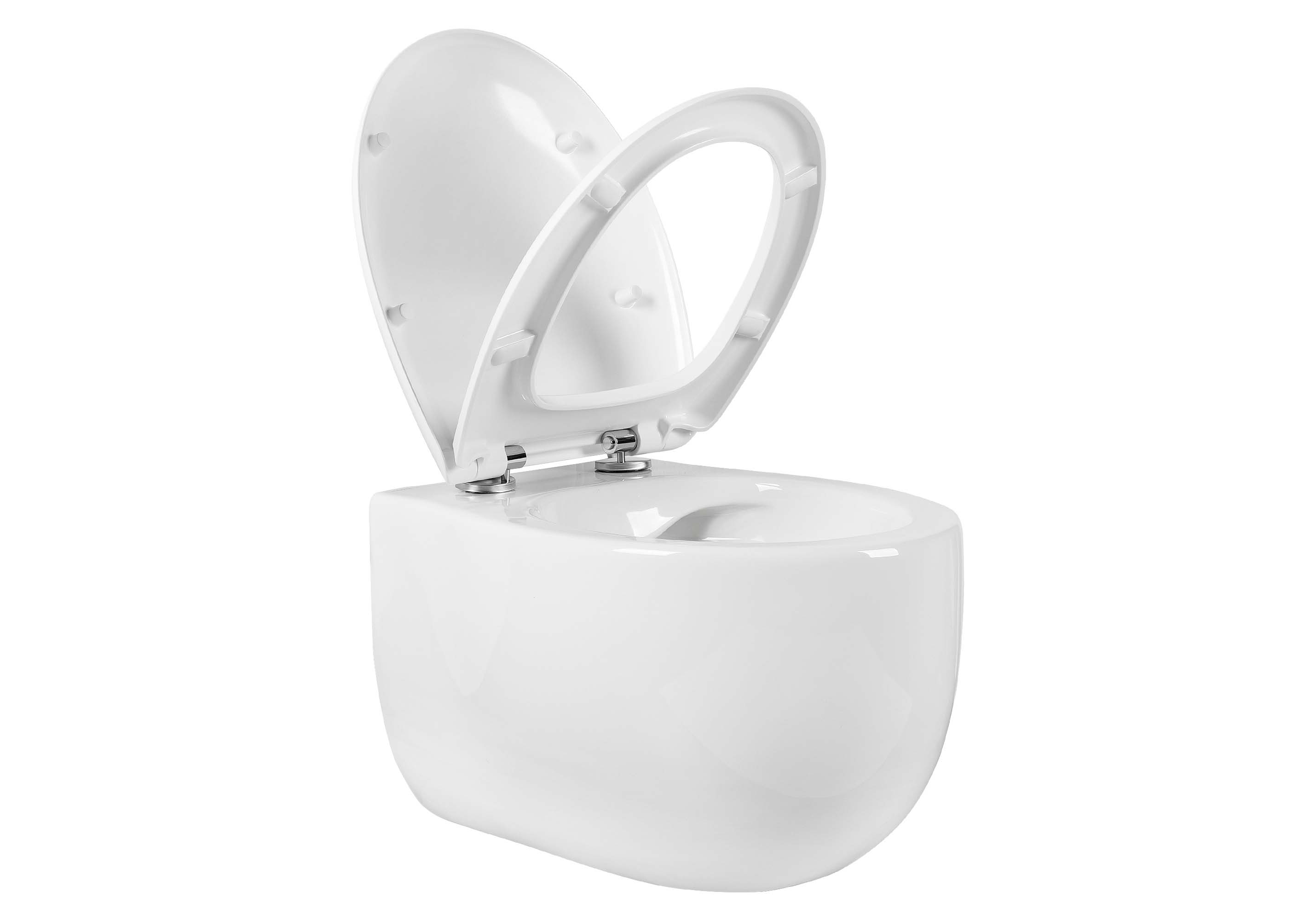 Унитаз подвесной безободковый Aquatek Альтаир AQ1980-00 с сиденьем Soft Close