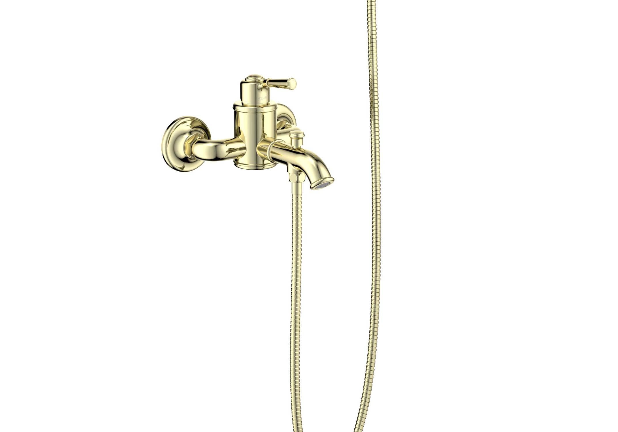 Смеситель для ванны с душевым набором Aquatek Классик AQ1549PG