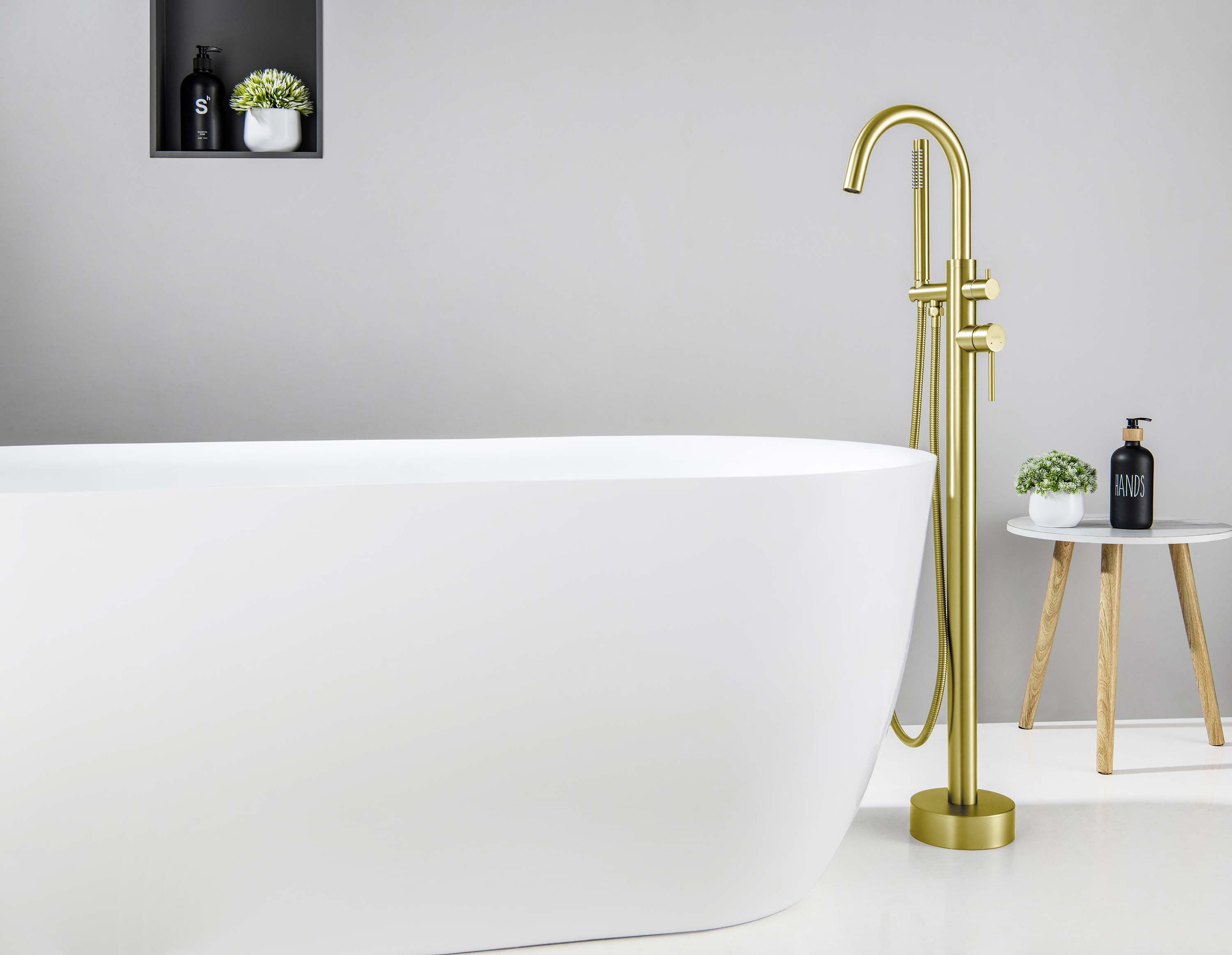 Смеситель Aquatek Европа AQ1345BG для ванны напольный