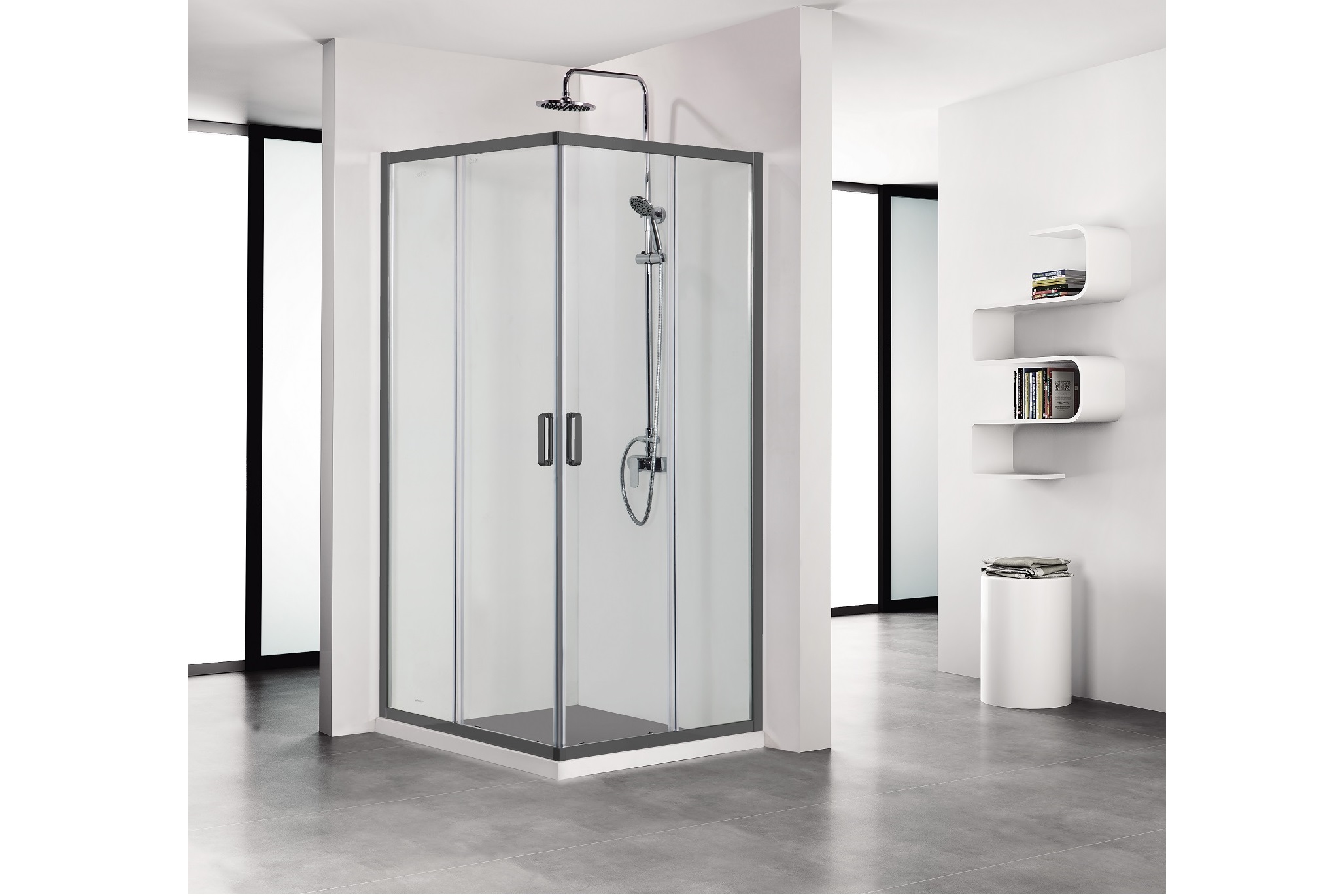 Душевой уголок Aquatek AQ ARI KV 09020BL  90х90 см