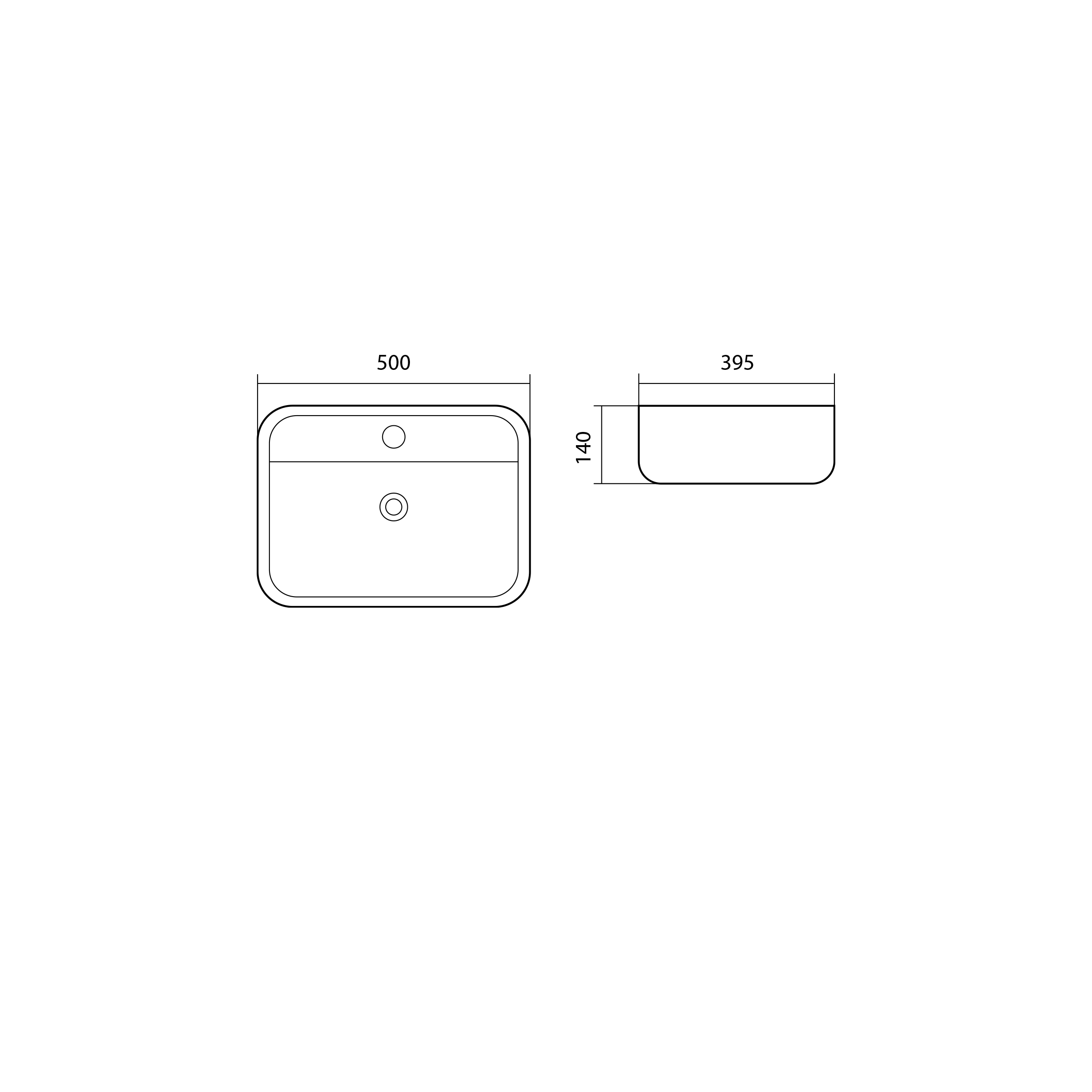 Раковина накладная Aquatek Вега AQ5506-00
