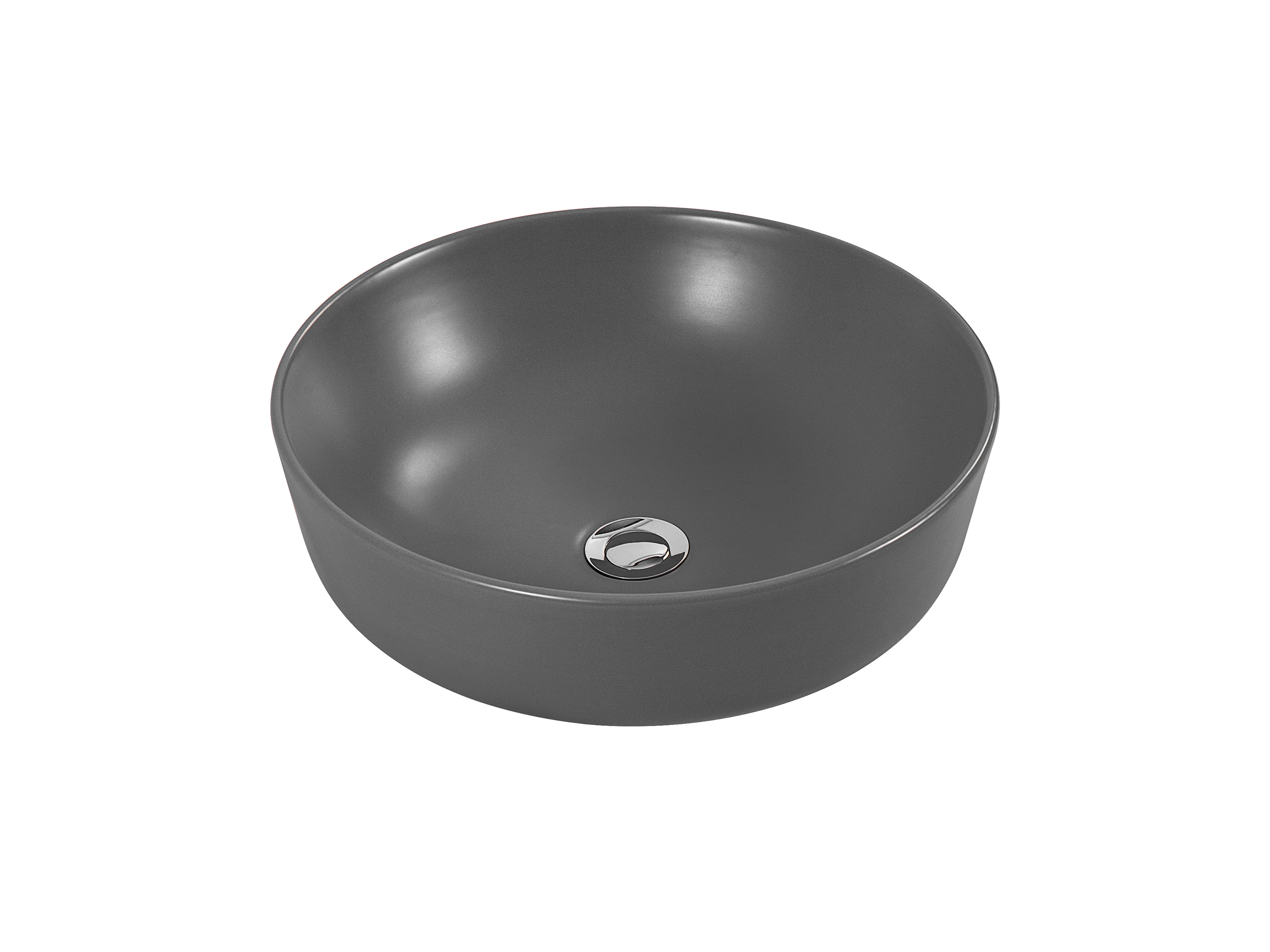 Раковина накладная Aquatek Европа AQ5558-MG серый матовый