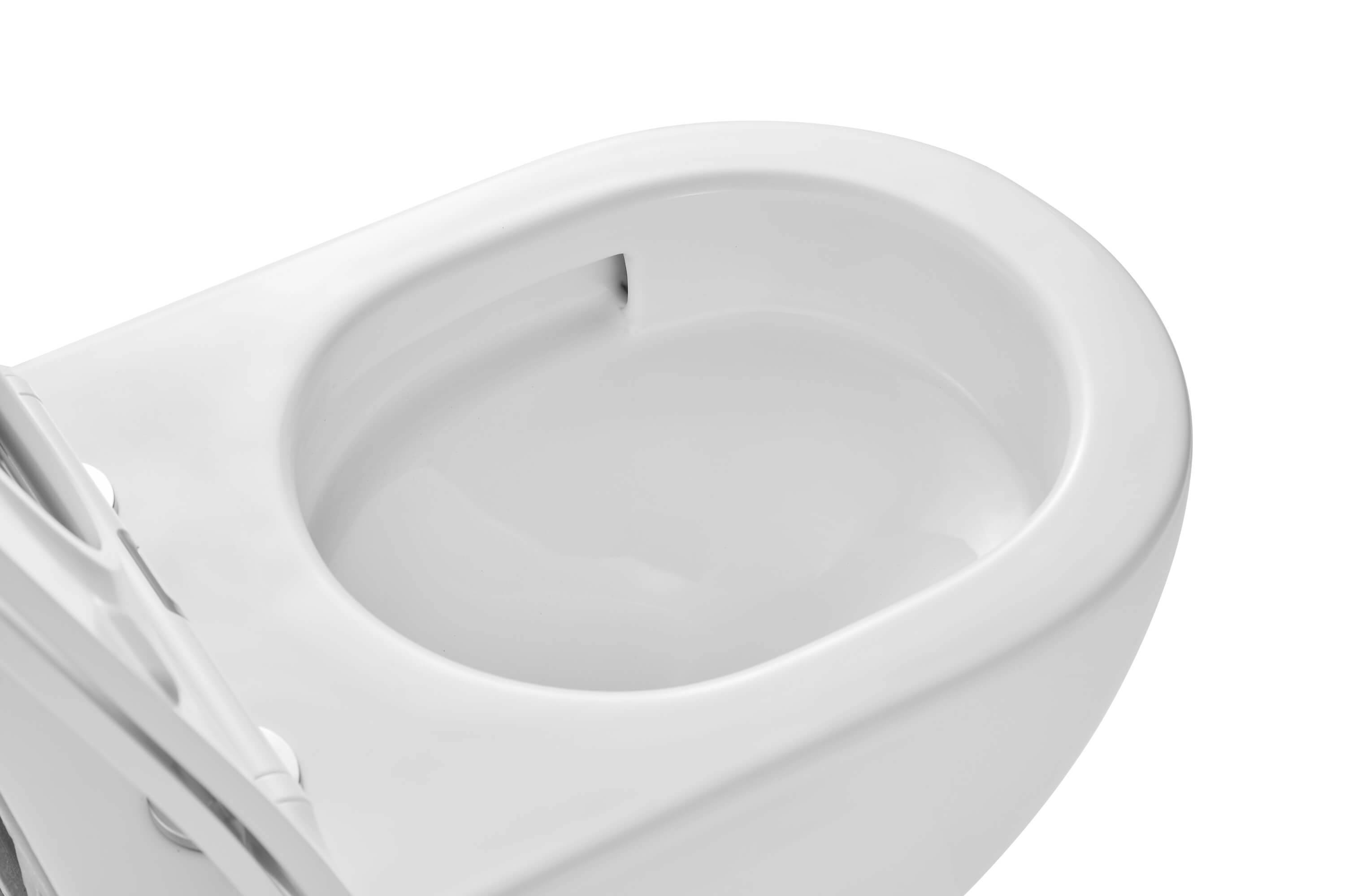 Унитаз подвесной безободковый Aquatek Европа AQ1190T-00 с сиденьем Soft Close