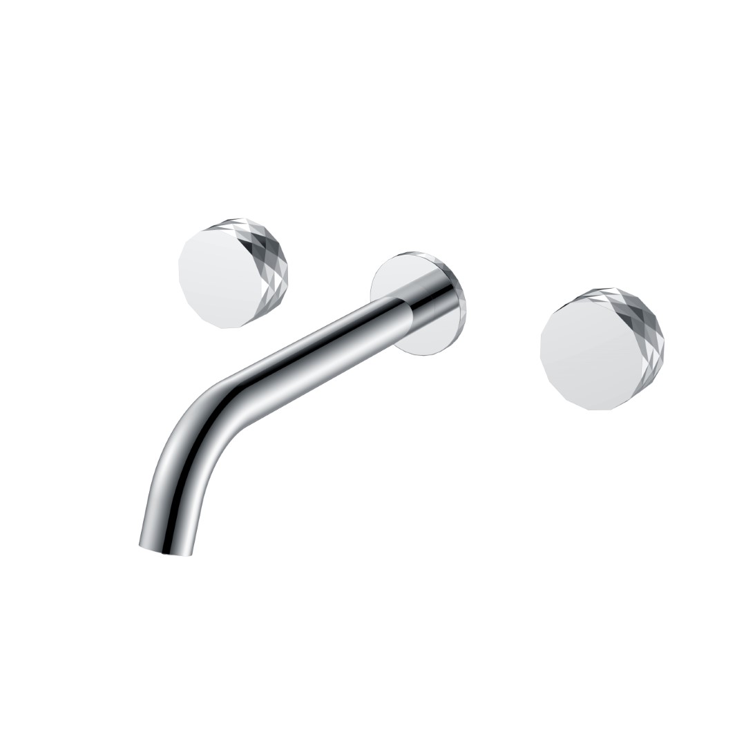 Смеситель из стены Boheme STICK DIAMOND на 3 отв. CHROME 152-2-CR.1