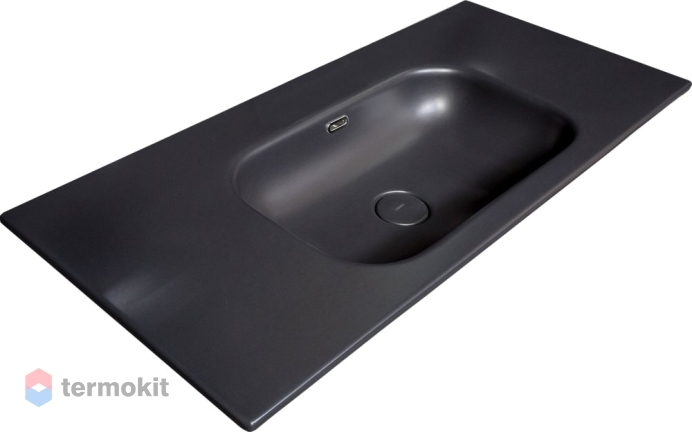 Раковина моноблок Armadi Art Vallessi 120 антрацит глянец керамика 838-120-B