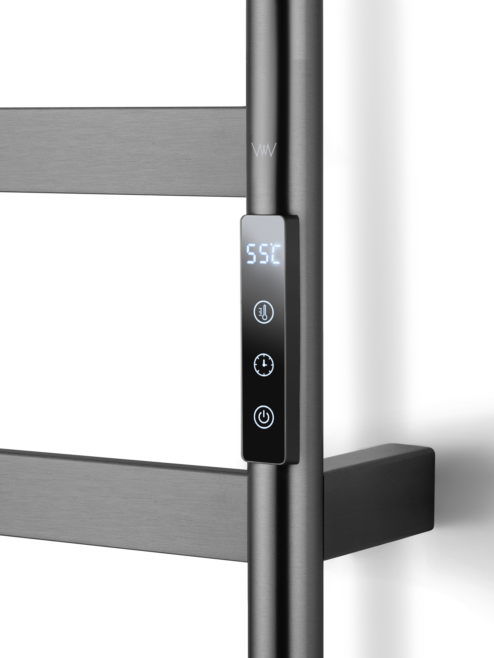 Полотенцесушитель электрический WONZON & WOGHAND DÜSSELDORF, Темный графит WW-A204-GM