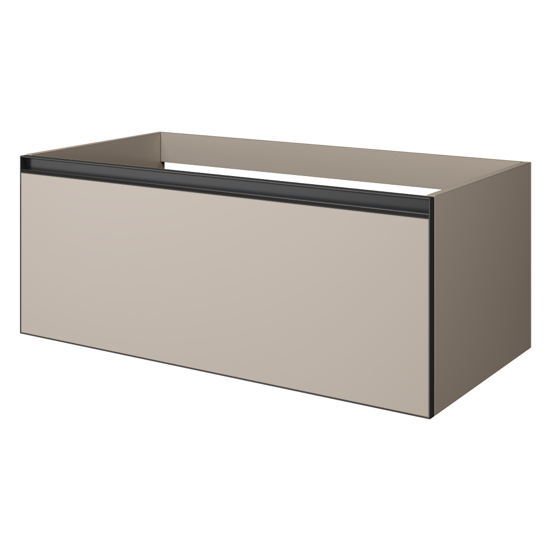 Armadi Art QUATRO 1 100CM тумба DAPHNE профиль ANTHRACITE 790-M1-100-D-A