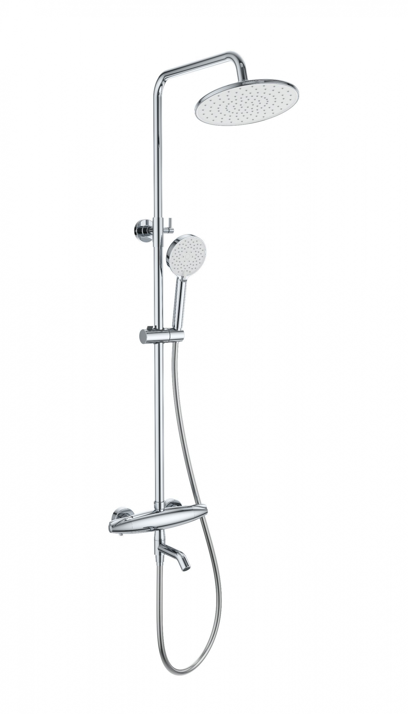 Душевая система с термостатом WONZON & WOGHAND CAPSULE, Хром WW-B3031-A3-CR