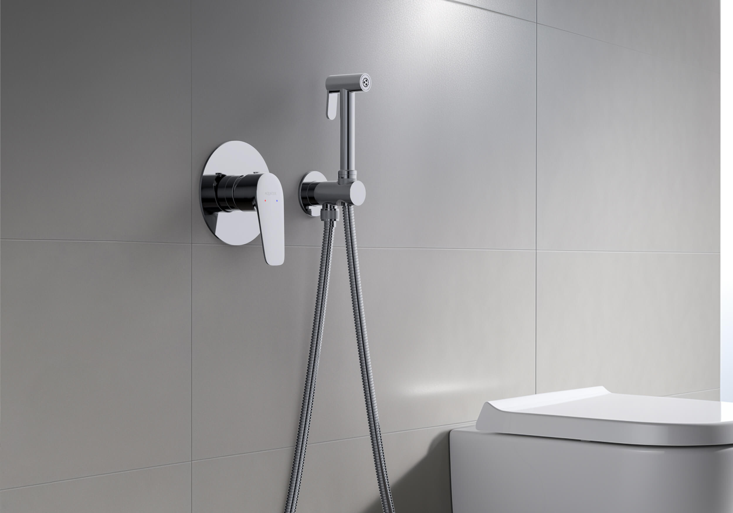 Гигиенический душ со смесителем Aquatek Бетта AQ1119CR