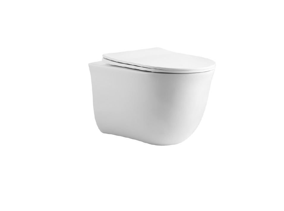 Унитаз подвесной безободковый Aquatek Классик AQ1112-00 с сиденьем Soft Close