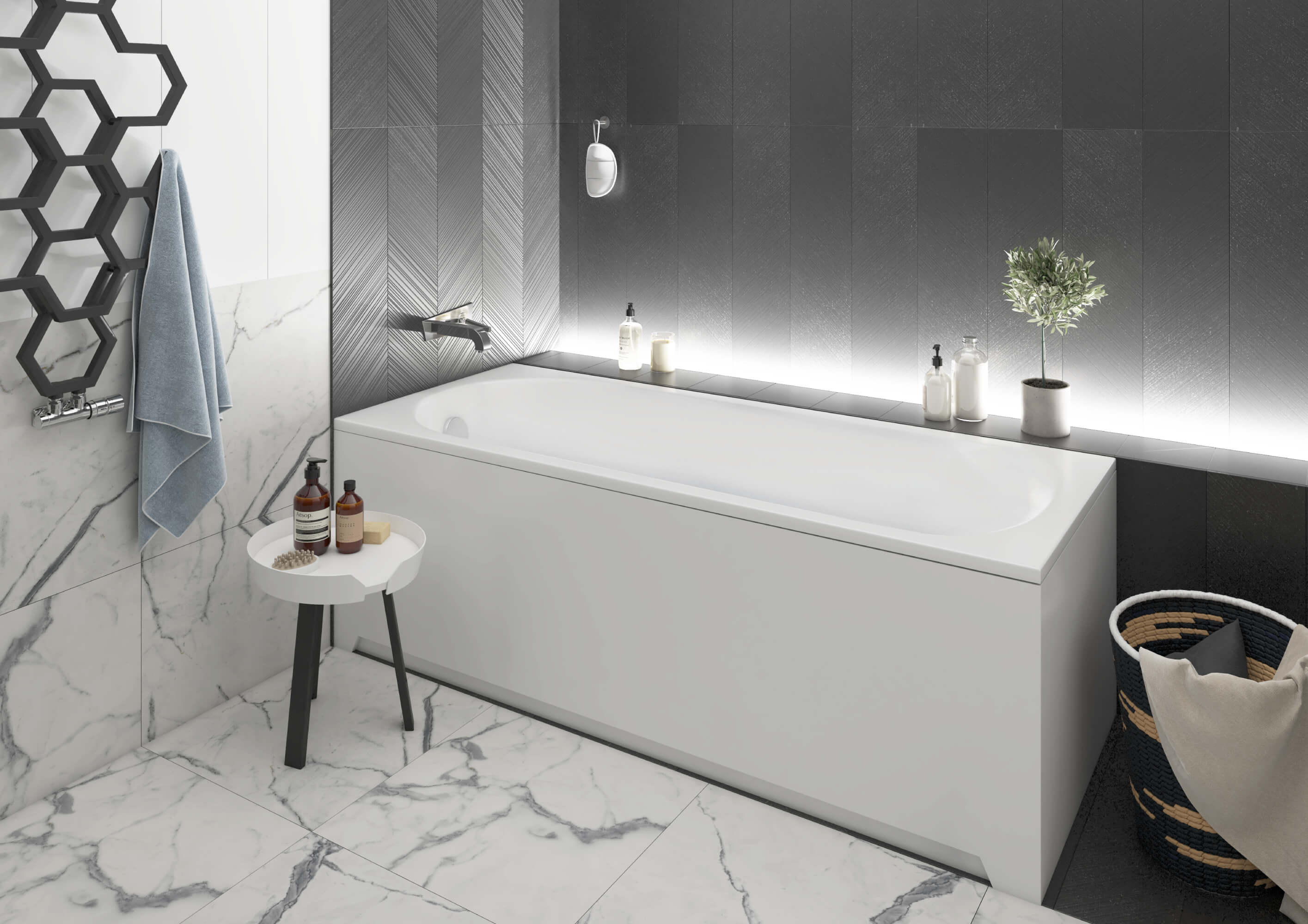 Акриловая ванна Aquatek Ника NIK150-0000001 150х75 см