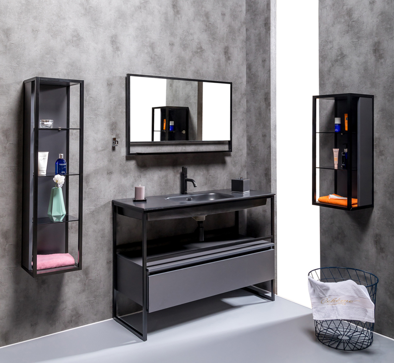 Ящик под консоль Armadi Art LOFT 120 Антрацит, 1 полка 894-120-A
