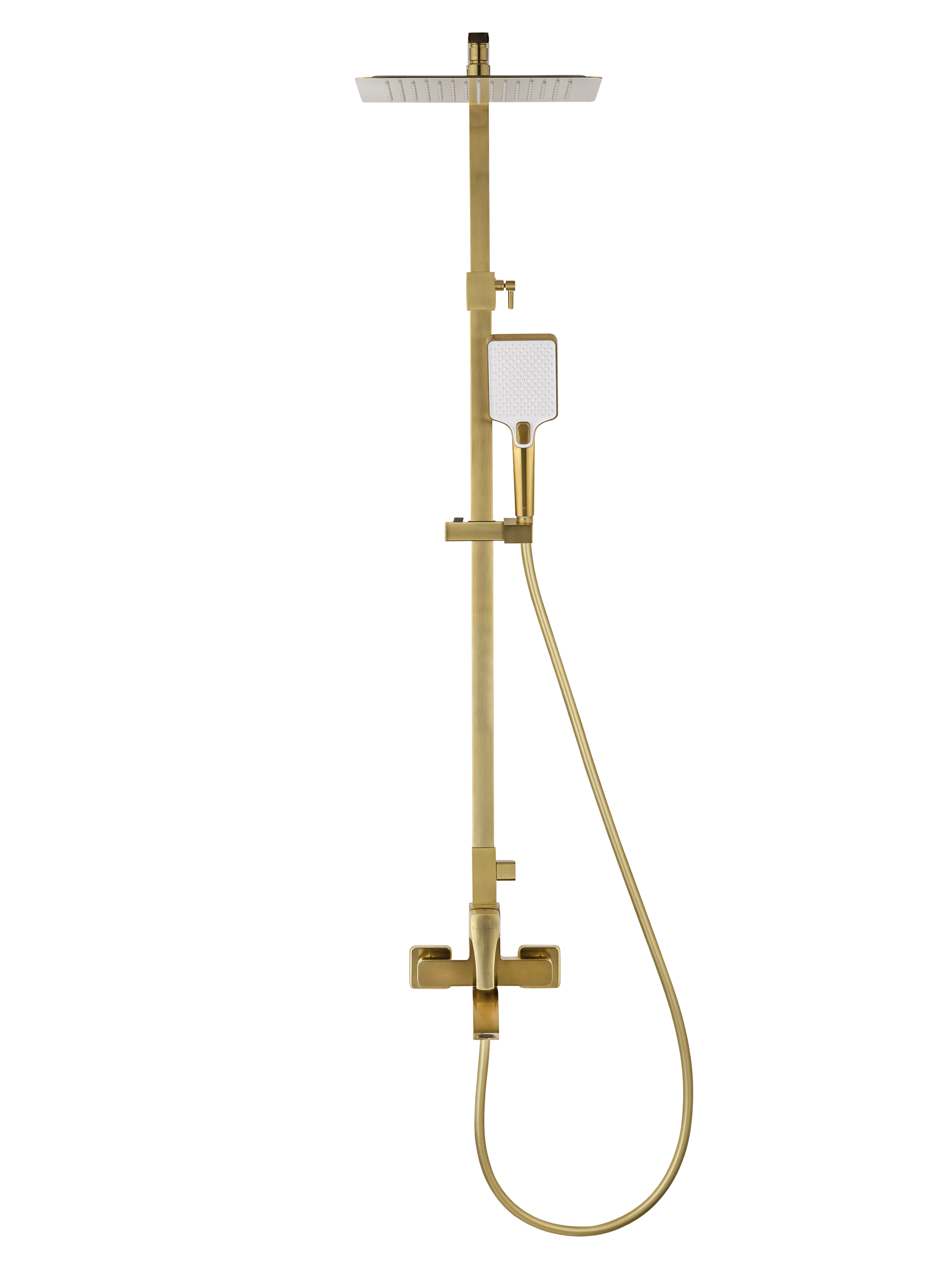 Душевая система WONZON & WOGHAND FLEX, Брашированное золото WW-88047072-BG