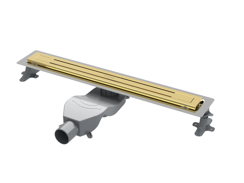 Душевой лоток Boheme Premium Trendy 80см, нерж.сталь ЗОЛОТО 983-80-G