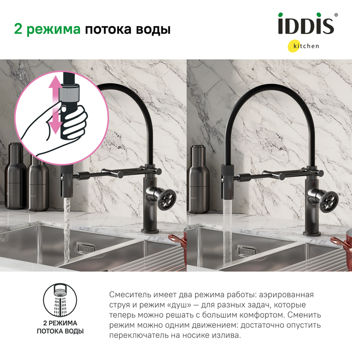 Смеситель для кухни Iddis Grange GRAGMFLi05