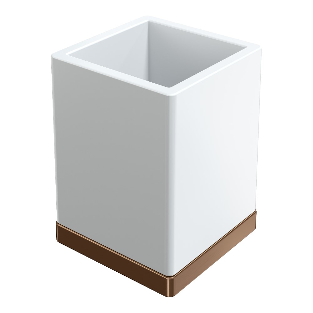 Стакан настольный Boheme Qubic Brushed Bronze 10961-BRB