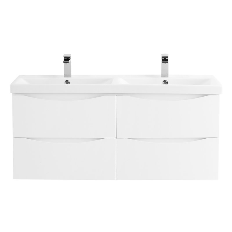 Тумба под раковину BelBagno Marino MARINO-CER-1200-4C-SO-2-BL-P 120 см, Bianco Lucido