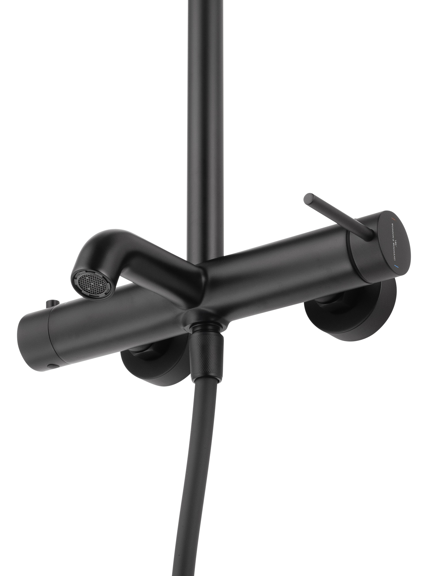 Душевая система WONZON & WOGHAND STICK, Черный матовый WW-88739017-MB