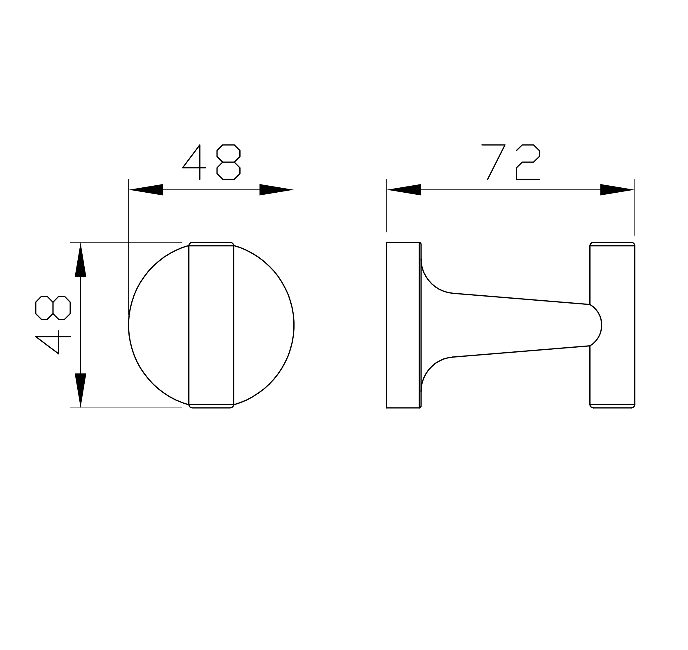 Крючок для ванной WONZON & WOGHAND SIMPLE, Хром WW-6515