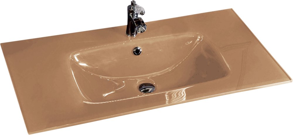 Столешница стекло 100см моноблок Armadi Art CAPPUCINO monaco 852-100-CP monaco