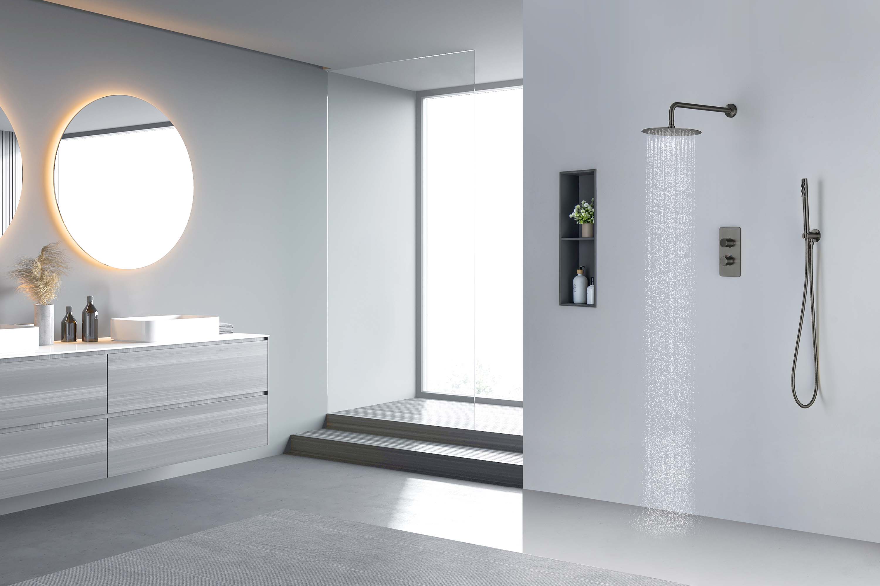 Set 3 в 1 душевой комплект Aquatek Европа AQ1376BGM