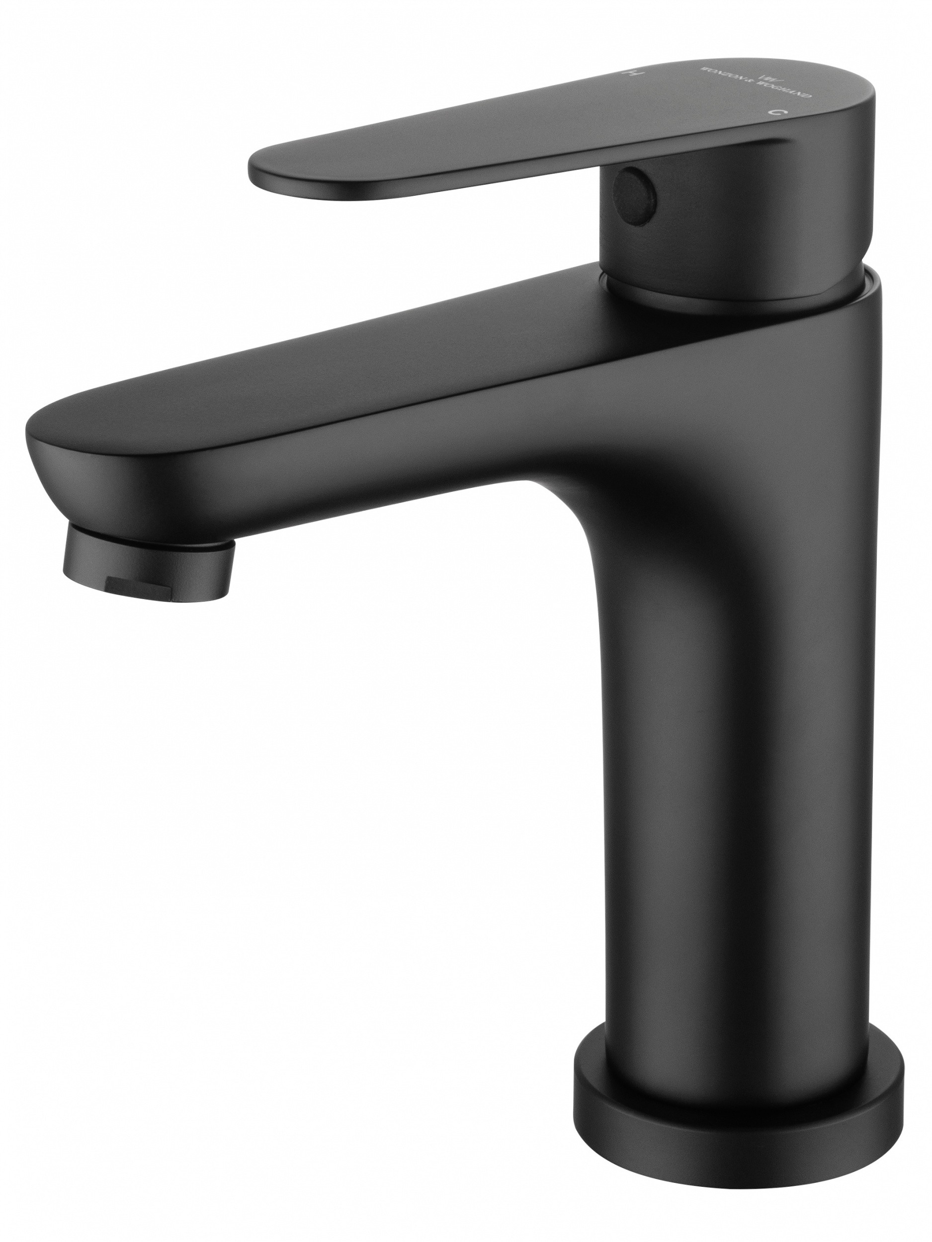 Смеситель для раковины WONZON & WOGHAND ALFA, Черный матовый WW-A40202-MB