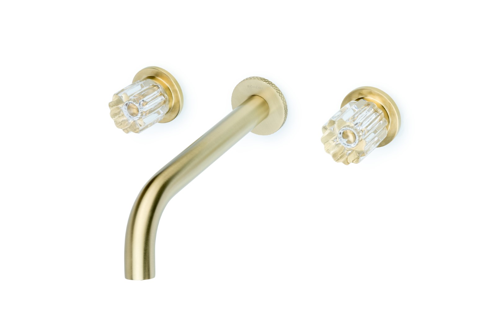 Смеситель из стены Boheme ELEGANTE на 3 отв. MAT GOLD 152-2-MG-EL