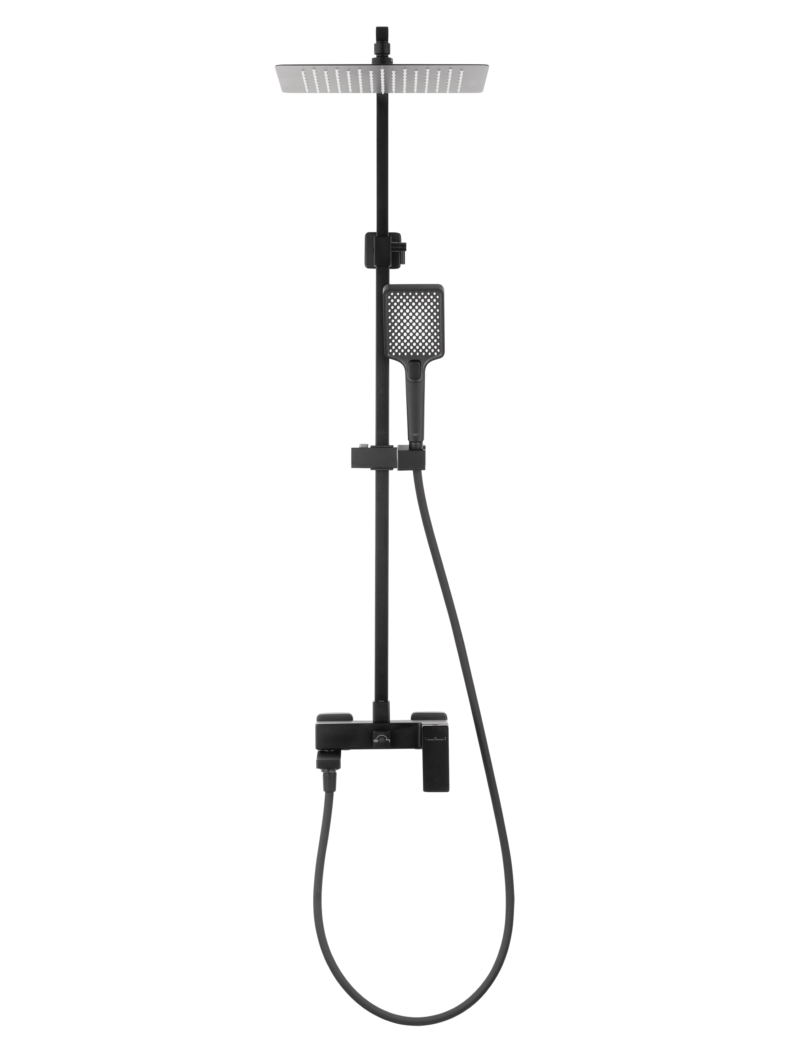 Душевая система WONZON & WOGHAND CUBE 2.0, Черный матовый WW-88047068-MB