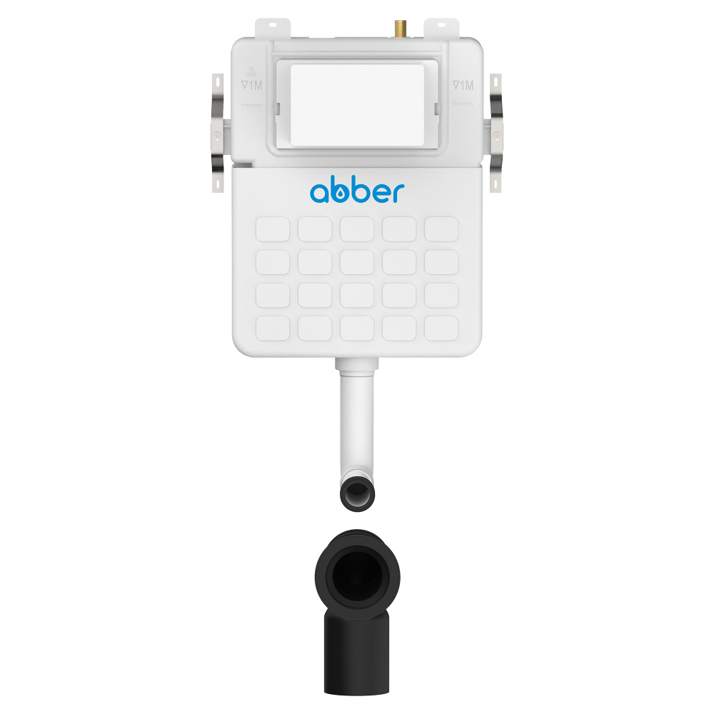Смывной бачок скрытого монтажа Abber AC0104 для приставного унитаза