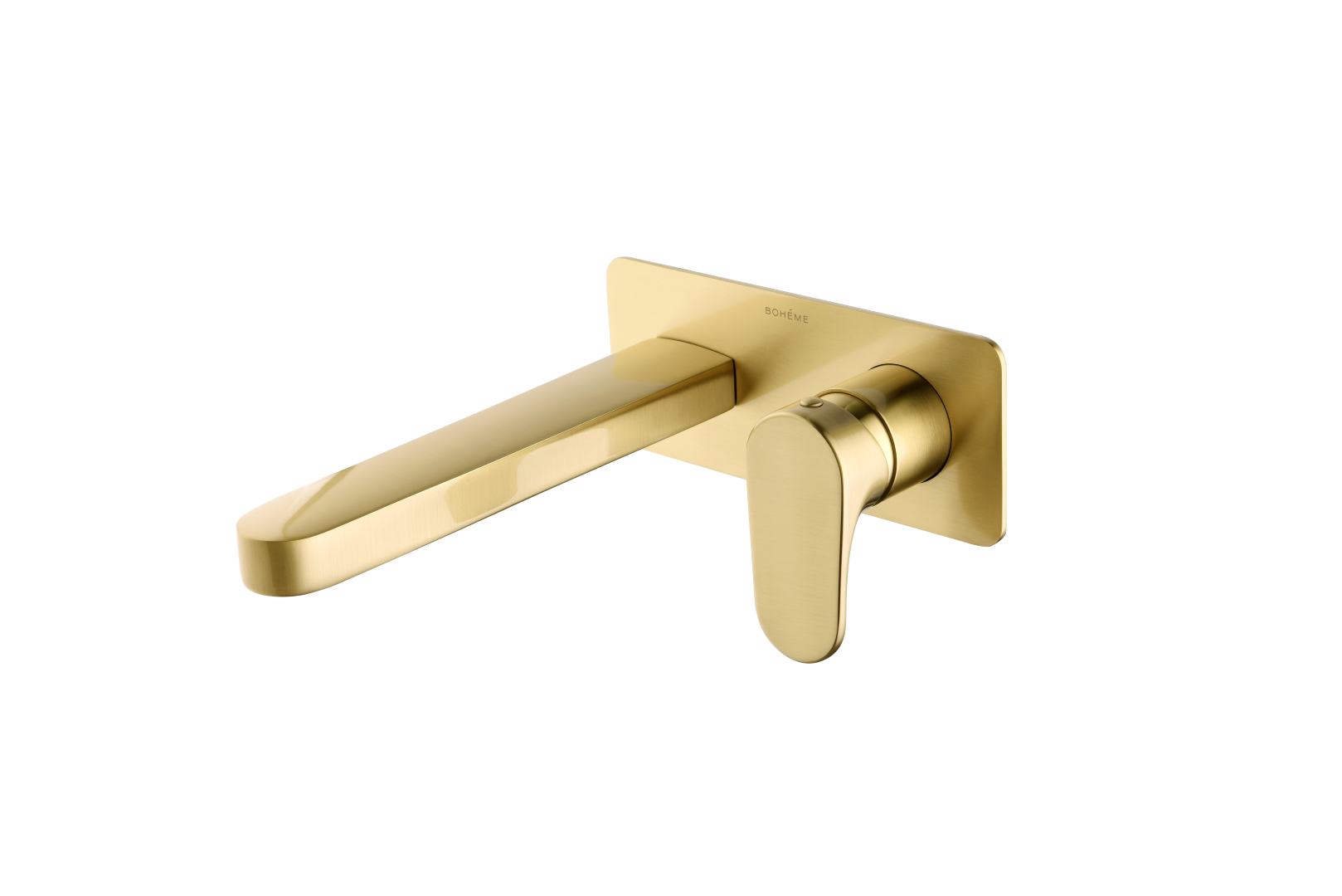 Смеситель для умывальника из стены Boheme SPECTRE Matt Gold 455-MG