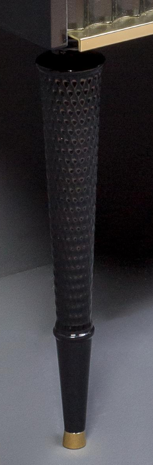 Ножки Armadi Art DENTI черные (пара) 25,5см 847-B-25