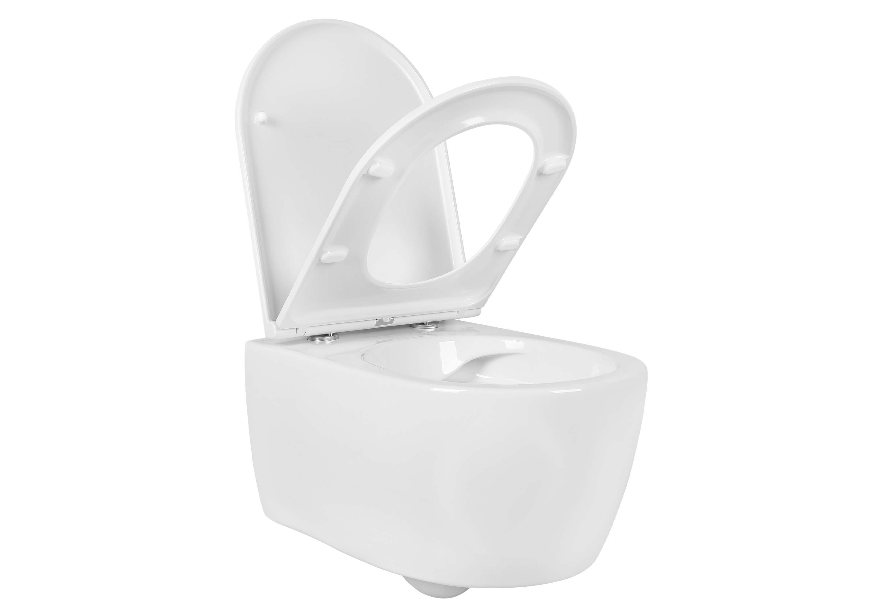 Унитаз подвесной безободковый Aquatek Европа AQ1106L-00 с сиденьем Soft Close