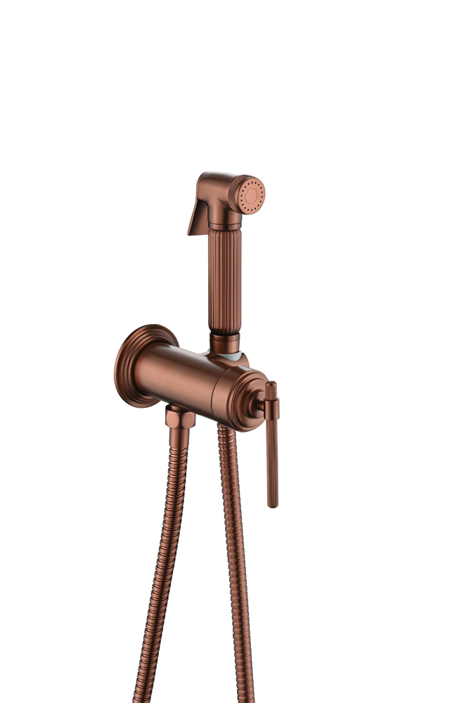 Смеситель гигиенический, Boheme ETERNA COPPER BRUSED 177-CB