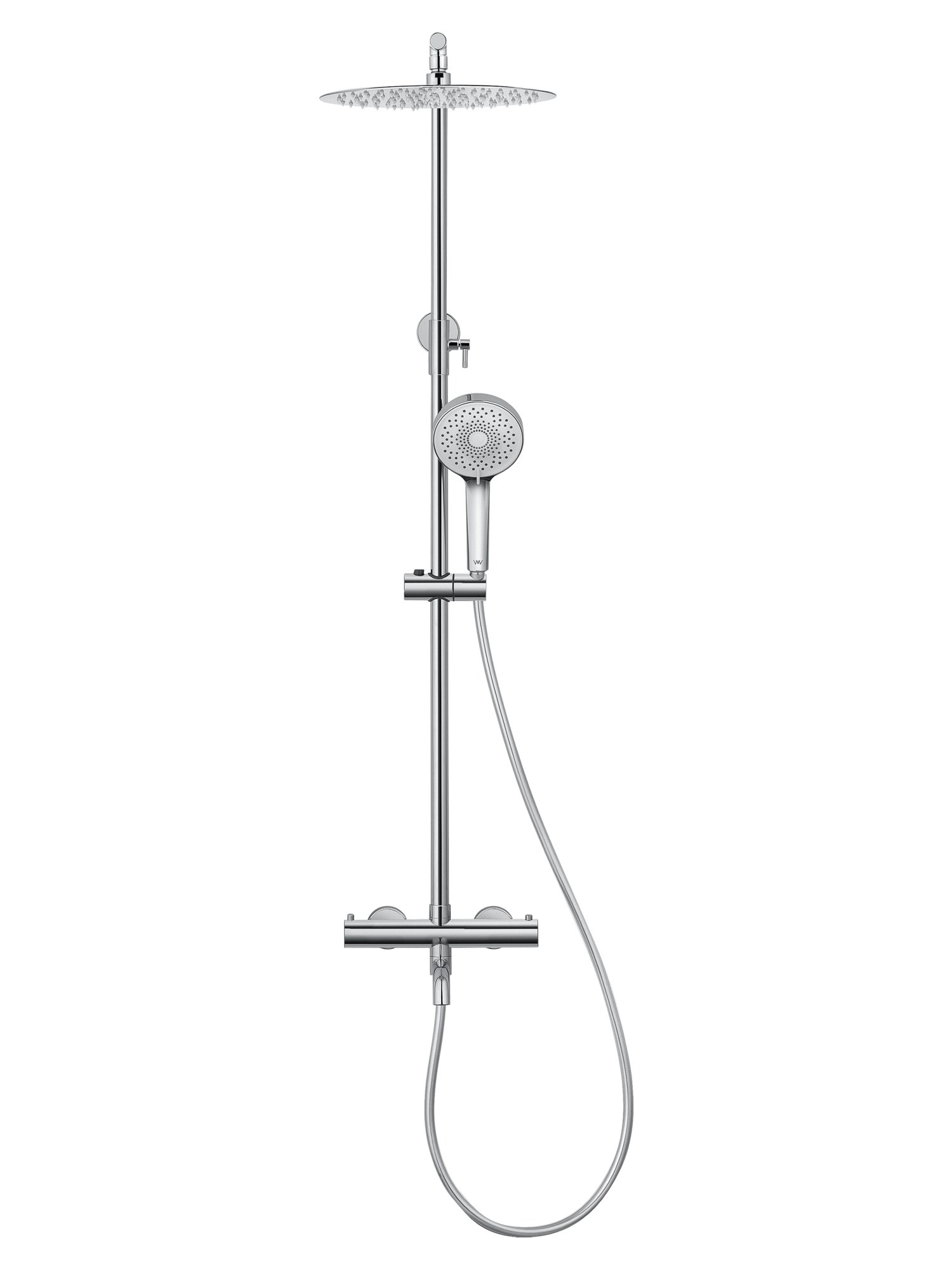 Душевая система с термостатом WONZON & WOGHAND STICK, Хром WW-88739903-CR