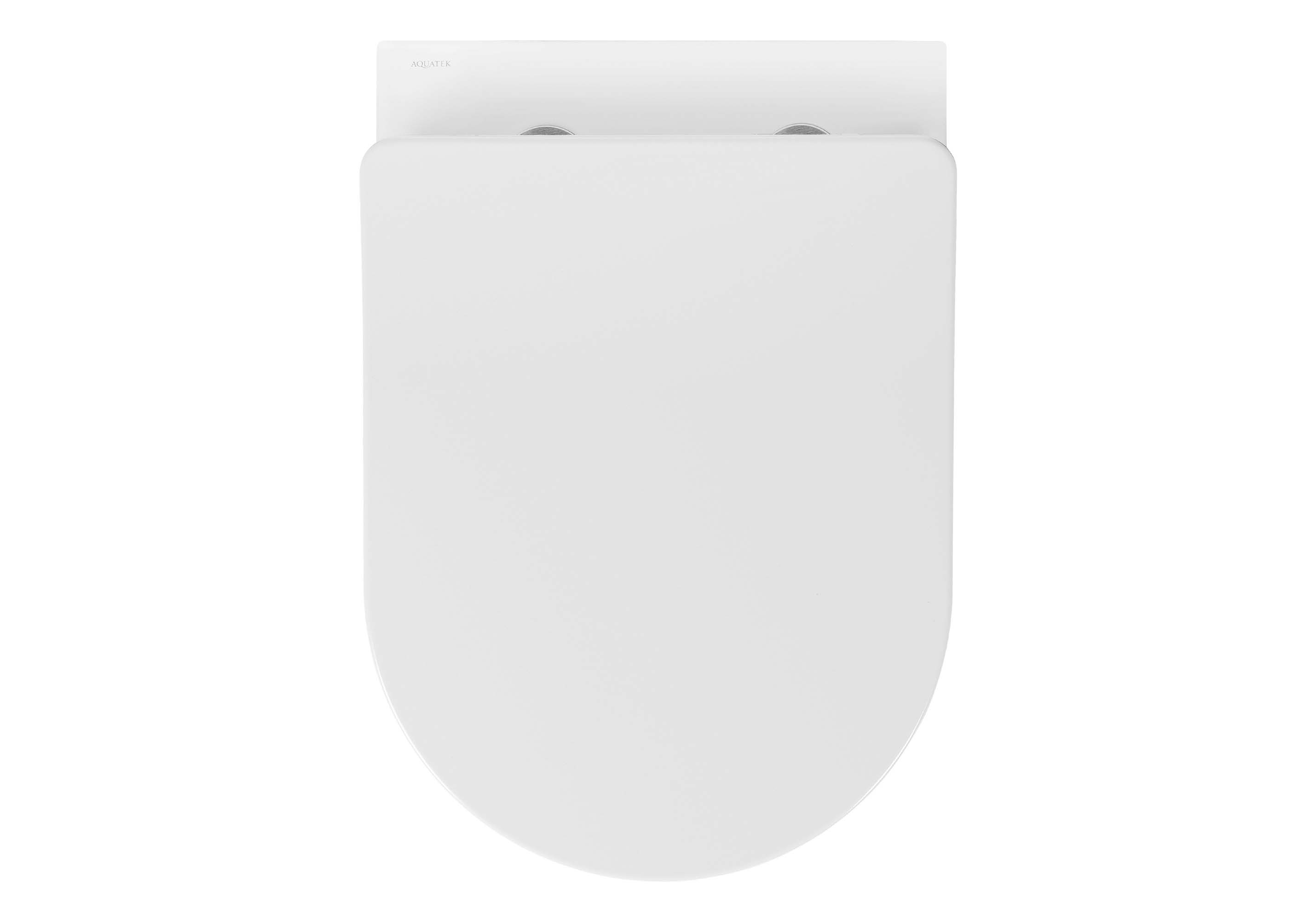 Унитаз подвесной безободковый Aquatek Оберон AQ1365T-00 с сиденьем Soft Close