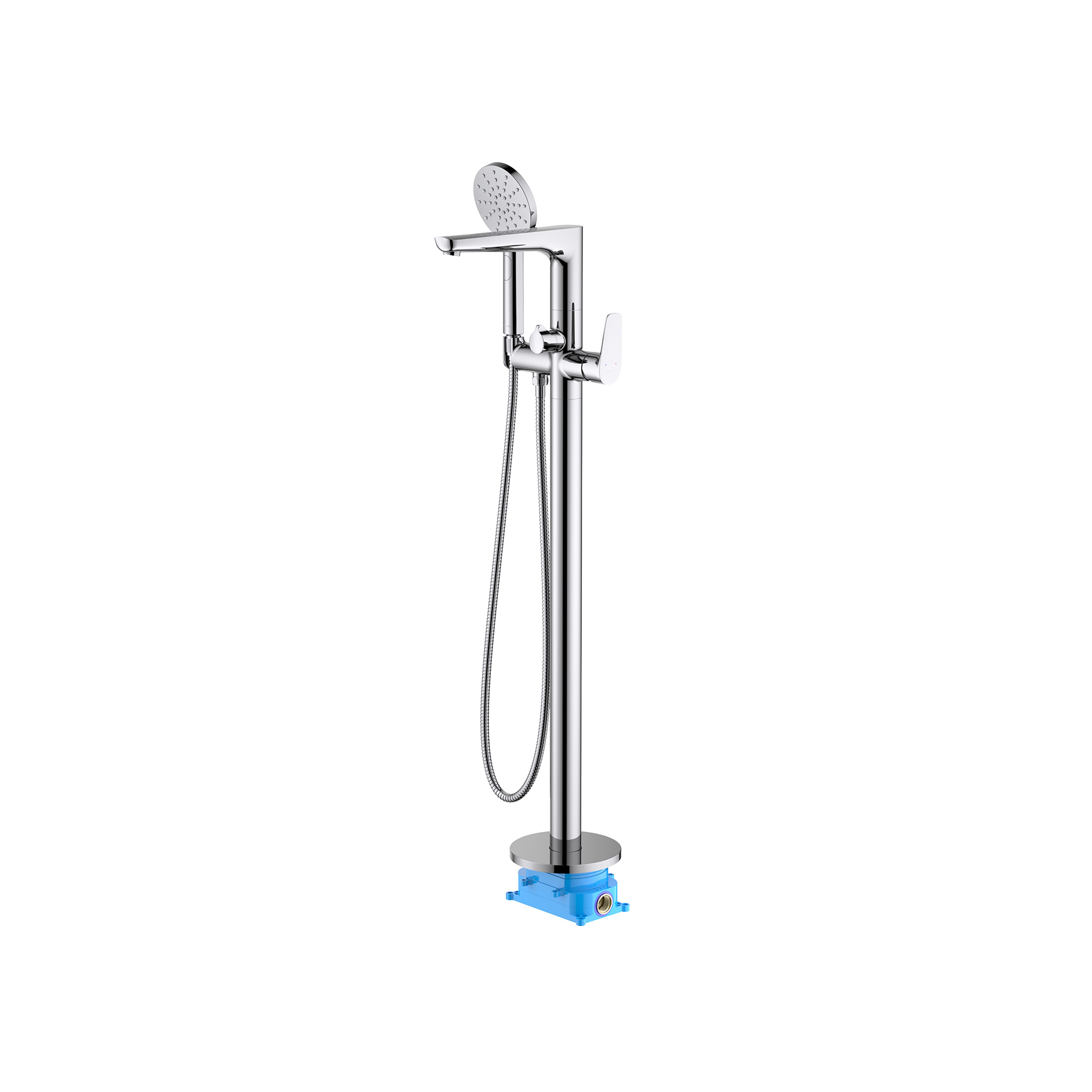 Смеситель Aquatek Вега AQ1145CR для ванны напольный