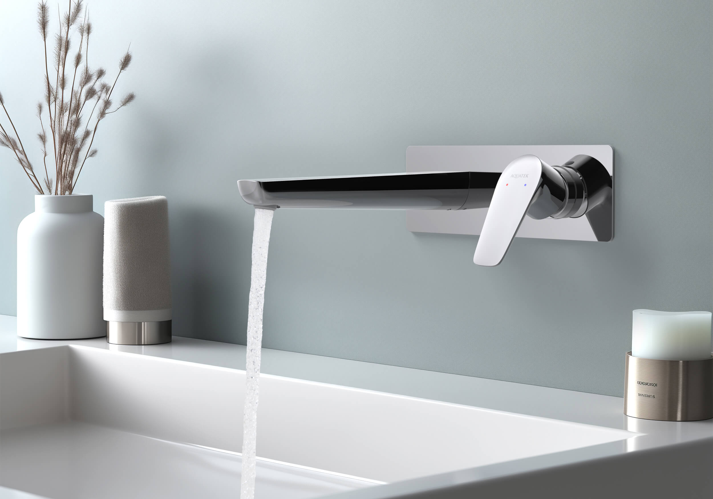 Смеситель Aquatek Бетта AQ1113CR для раковины настенный