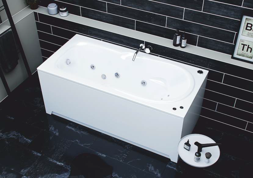 Акриловая ванна Aquatek Леда LED170-0000047 170х80.5 см