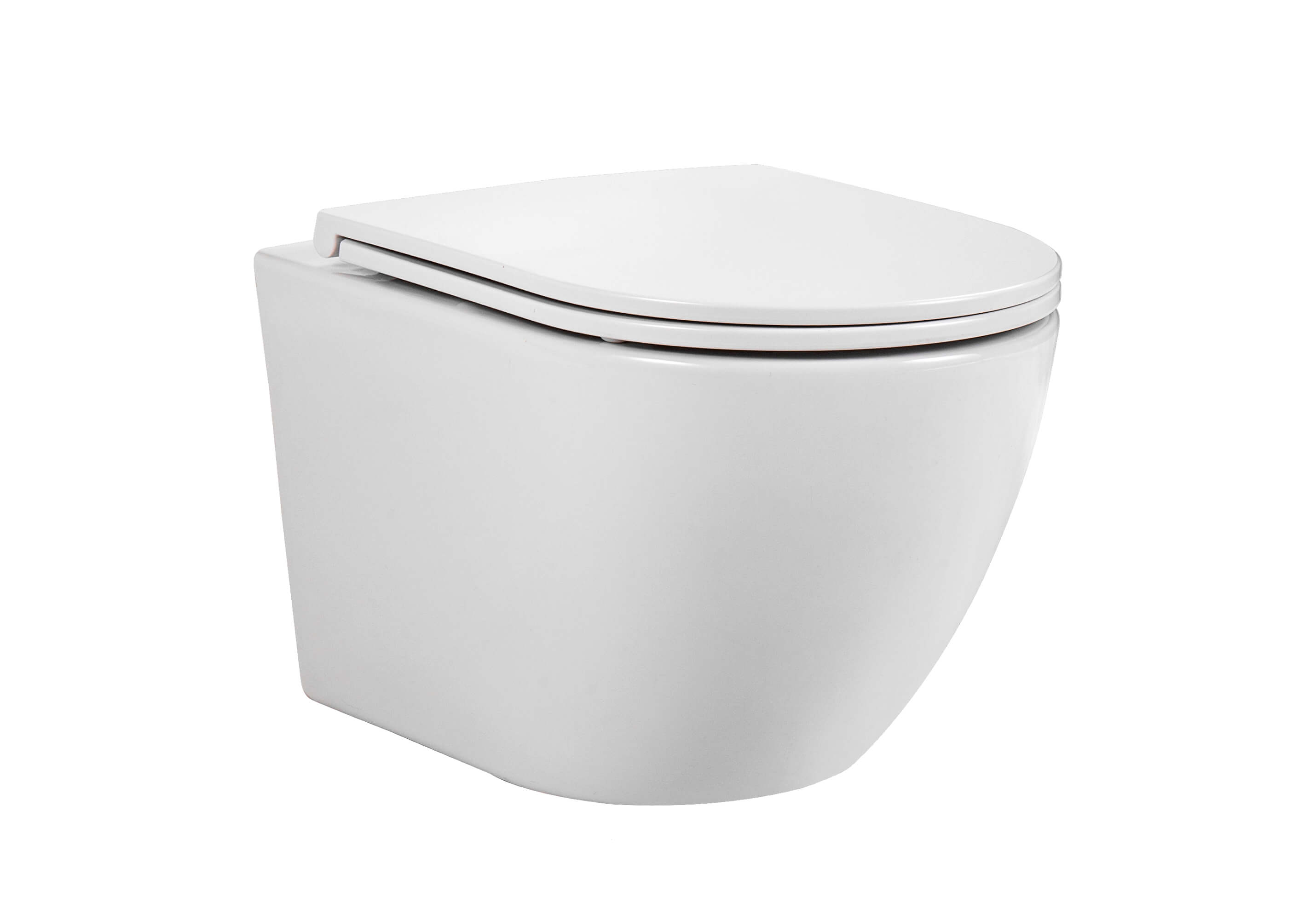 Унитаз подвесной безободковый Aquatek Европа AQ1900T-00 с сиденьем Soft Close