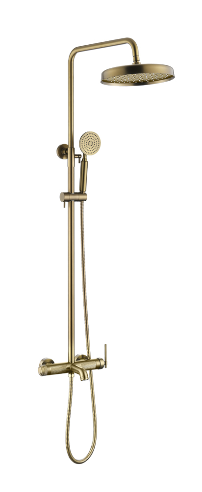 Стойка для душа Boheme ETERNA MATT GOLD 178-MG